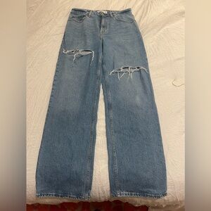 Abercrombie jeans, curved loved, relaxed fit high waisted size 29